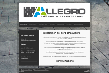 allegro-vs.de - Pflasterer Villingen-Schwenningen