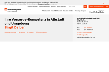 wuerttembergische.de/versicherungen/birgit.daiber - Anwalt Albstadt