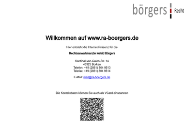 ra-boergers.de - Anwalt Borken