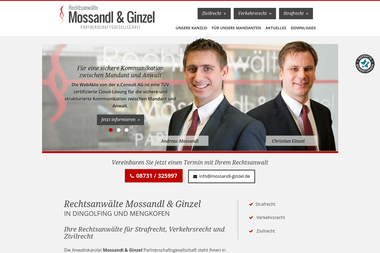 mossandl-ginzel.de - Anwalt Dingolfing