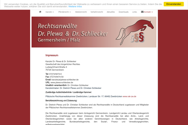 plewa-schliecker.de/48/kontakt/impressum - Anwalt Germersheim