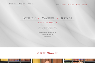 schlich-wagner-krings.de/Rechtsanwalts-Kanzlei-Mayen-Koblenz/Kanzlei - Anwalt Mayen