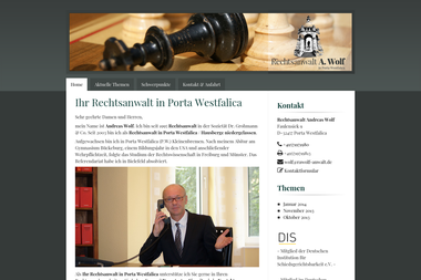 rawolf-anwalt.de - Anwalt Porta Westfalica