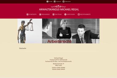 rechtsanwalt-regal.de - Anwalt Suhl