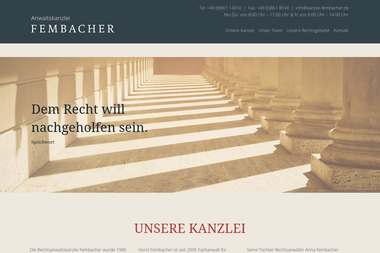 kanzlei-fembacher.de - Anwalt Traunstein