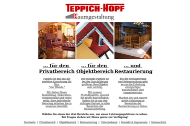 teppich-hopf.de - Renovierung Hof