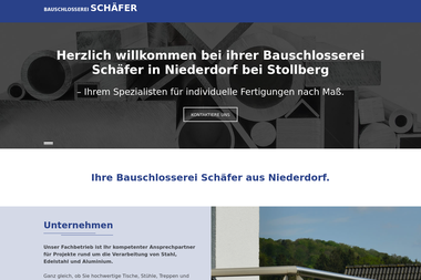bauschlosserei-schaefer.com - Schlosser Aue