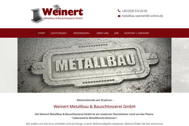 weinert-metallbau.de - Schlosser Berlin