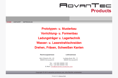 advantec-products.com - Schlosser Donauwörth