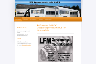 lfm-zerspanungstechnik.de - Schlosser Germersheim