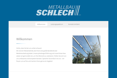 metallbau-schlech.de - Schlosser Gersthofen