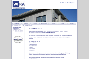 wika-metallbau.de - Schlosser Gummersbach