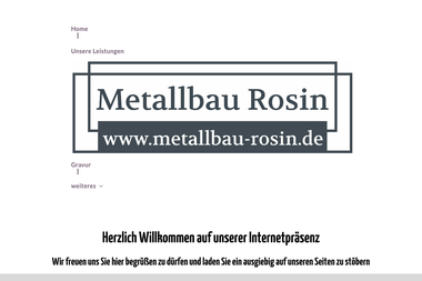 metallbau-rosin.de - Schlosser Heide