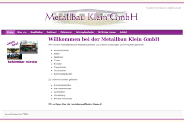 metallbau-klein.com - Schlosser Köln