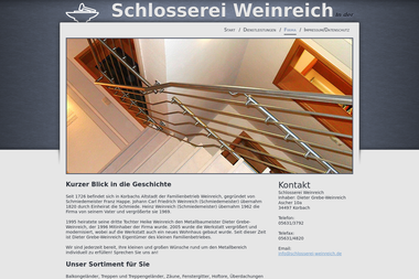 schlosserei-weinreich.de/firma - Schlosser Korbach