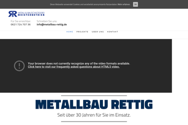 metallbau-rettig.de - Schlosser Mannheim