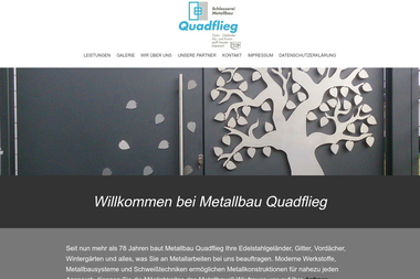 quadflieg-metallbau.de - Schlosser Mönchengladbach