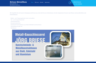 metallbau-briese.de - Schlosser Pulheim