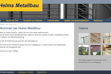 helms-metallbau.de - Schlosser Quickborn