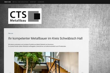 cts-metallbau.de - Schlosser Schwäbisch Hall
