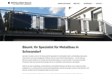 metallbau-baeuml.de - Schlosser Schwandorf
