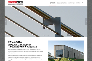 metallbautechnik-weiss.com - Schlosser Waiblingen