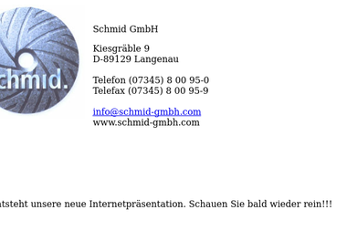 schmid-gmbh.com - Schneiderei Langenau