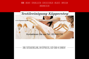 xn--textilreinigung-kppersteg-vwc.de - Schneiderei Leverkusen