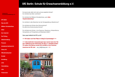 sfeberlin.de - Schule für Erwachsene Berlin