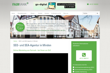 fairrank.de/seo-sea-minden - SEO Agentur Bückeburg