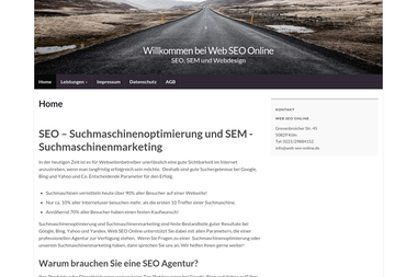 web-seo-online.de - SEO Agentur Köln