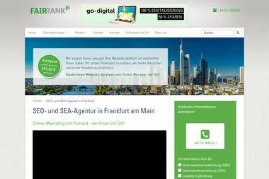 fairrank.de/seo-sea-frankfurt - SEO Agentur Rodgau