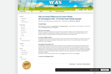 internetagentur-was.de - SEO Agentur Wolfenbüttel