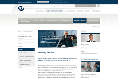de.issworld.com/unsere-dienstleistungen/securityservices - Sicherheitsfirma Ahlen