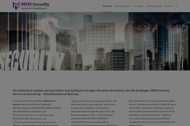 msm-security-service.de - Sicherheitsfirma Bottrop