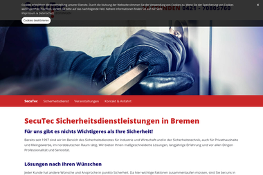 secutec-sicherheit.de - Sicherheitsfirma Bremen