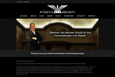 phoenix-security.eu - Sicherheitsfirma Cottbus