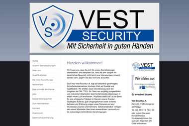 vest-security.de - Sicherheitsfirma Dorsten