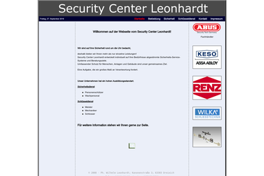 securitycenter-leonhardt.de - Sicherheitsfirma Dreieich