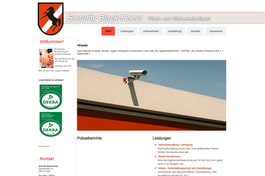security-blackhorse.de - Sicherheitsfirma Fulda