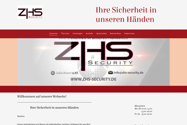 zhs-security.de - Sicherheitsfirma Goch