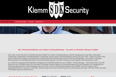sdk-guben.de/Security-Detektei-Sicherheitsdienst-Brandenburg - Sicherheitsfirma Guben