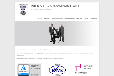 ruhr-sec.de - Sicherheitsfirma Hattingen