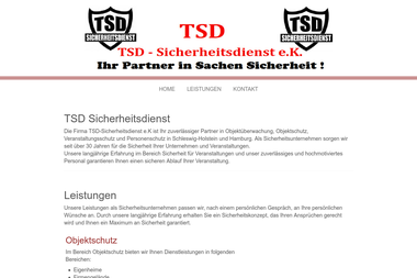tsd-sicherheitsdienst.de - Sicherheitsfirma Kaltenkirchen