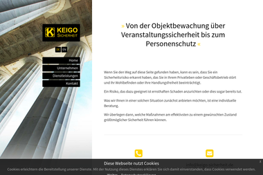 keigo-sicherheit.de - Sicherheitsfirma Krefeld