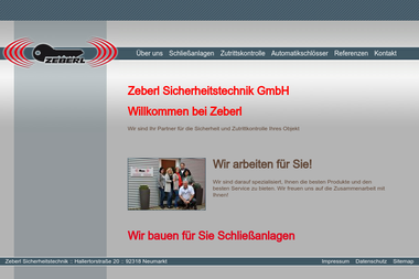 zeberl.de - Sicherheitsfirma Neumarkt In Der Oberpfalz