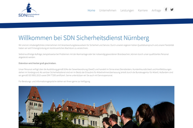 sdn-sicherheitsdienst.de - Sicherheitsfirma Nürnberg