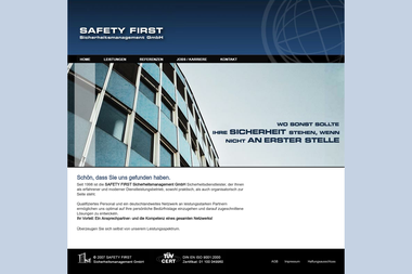 safety-first.de - Sicherheitsfirma Pulheim
