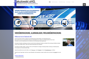 sakulowski-ohg.de - Sicherheitsfirma Quickborn