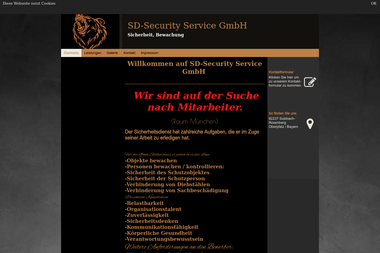 sd-securityservice.de - Sicherheitsfirma Sulzbach-Rosenberg